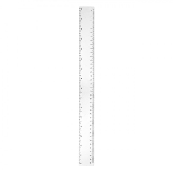 Riglă Plastic Little President, Transparent, 40cm