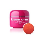 Gel UV Silcare Base One Pixel &ndash; Coral Reaf Red 09, 5g