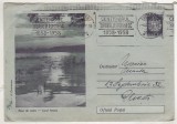 bnk ip Lacul Amara - Apus de soare - circulat 1958
