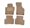 Covorase mocheta VW Passat B6 03.2005-11.2010, culoare bej, fixare ovala, 4 buc. AutoDrive ProParts