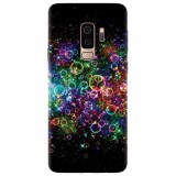Husa silicon pentru Samsung S9 Plus, Rainbow Colored Soap Bubbles