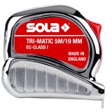 Ruletă Tri-Matic TM, 5m - Sola-50023301