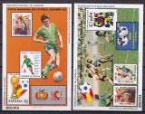 Bolivia 1982 sport fotbal MI bl. 124 , 125 MNH