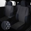 Set Huse scaune DACIA Duster 2018 - 2020 bancheta fractionata, Umbrella