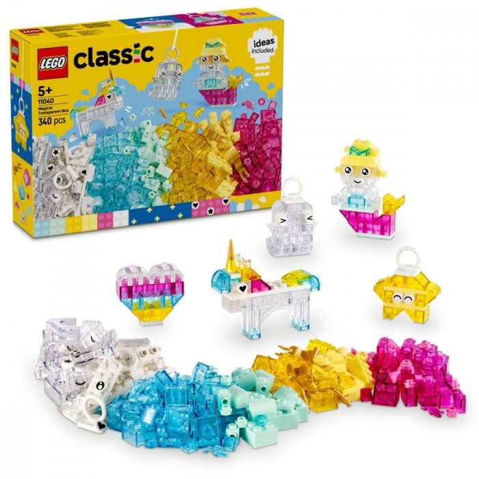 LEGO CLASSIC CUTIE TRANSPARENTA MAGICA 11040