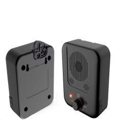 Dispozitiv anti-latrat pentru caini, Ultrasunete profesionale, potrivite pentru utilizare in interior si exterior, ，USB, Negru