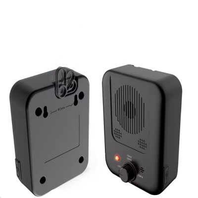 Dispozitiv anti-latrat pentru caini, Ultrasunete profesionale, potrivite pentru utilizare in interior si exterior, ，USB, Negru foto