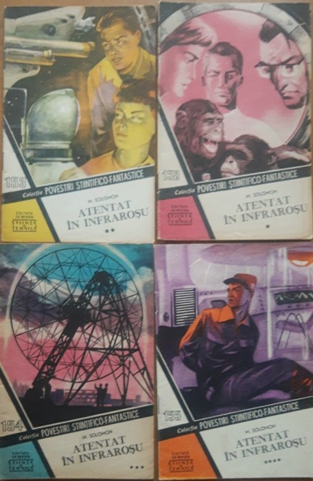 Atentat In Infrarosu 4 Vol. - M. Solomon (colectia povestiri stiintifico fantastice)