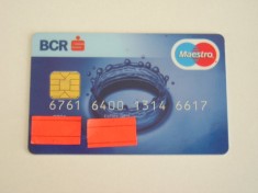 B12 14 - Card bancar foarte vechi - piesa de colectie