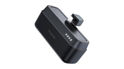 Mcdodo Power Bank MC-6281 20W, 5000mAh cu conector Lightning (negru) foto