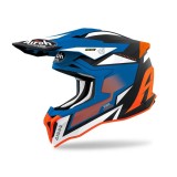 Casca Airoh Stryker Orange Blue