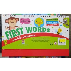 First words with 60 combinations (Primele cuvinte cu 60 de combinatii -carte in limba engleza)