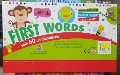 First words with 60 combinations (Primele cuvinte cu 60 de combinatii -carte in limba engleza) foto