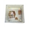 Raft decorativ Duraline, culoare alb, forma patrata, 28x28x12cm