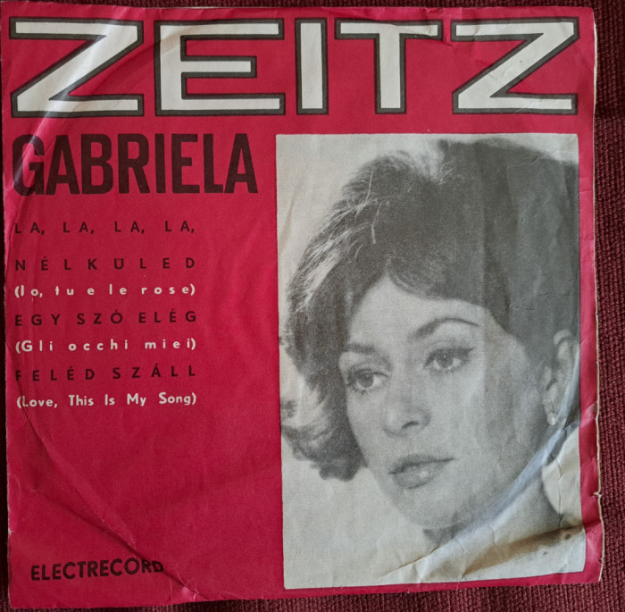 Disc Vinil 7# Zeitz Gabriela-Electrecord-EDC 10.056