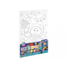 Set creativ Picteaza pe numere, Canvas, spatiu
