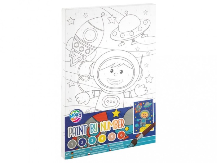 Set creativ Picteaza pe numere, Canvas, spatiu