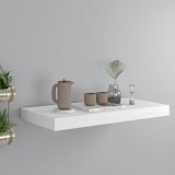 VidaXL Raft de perete suspendat, alb, 50x23x3,8 cm, MDF