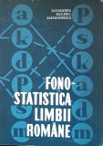 FONOSTATISTICA LIMBII ROMANE - ALEXANDRA ROCERIC ALEXANDRESCU