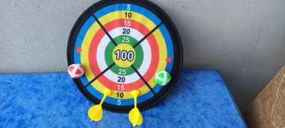 Tabla joc darts magnetic arici pentru copii si adulti 27.5 cm | +4 ani foto