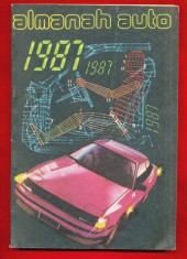 Almanah auto 1987 - sunt rupte paginile cu Ceausescu Nicolae de la inceput. foto