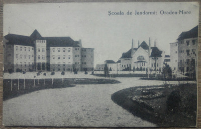 Oradea Mare, Scoala de Jandarmi// CP foto