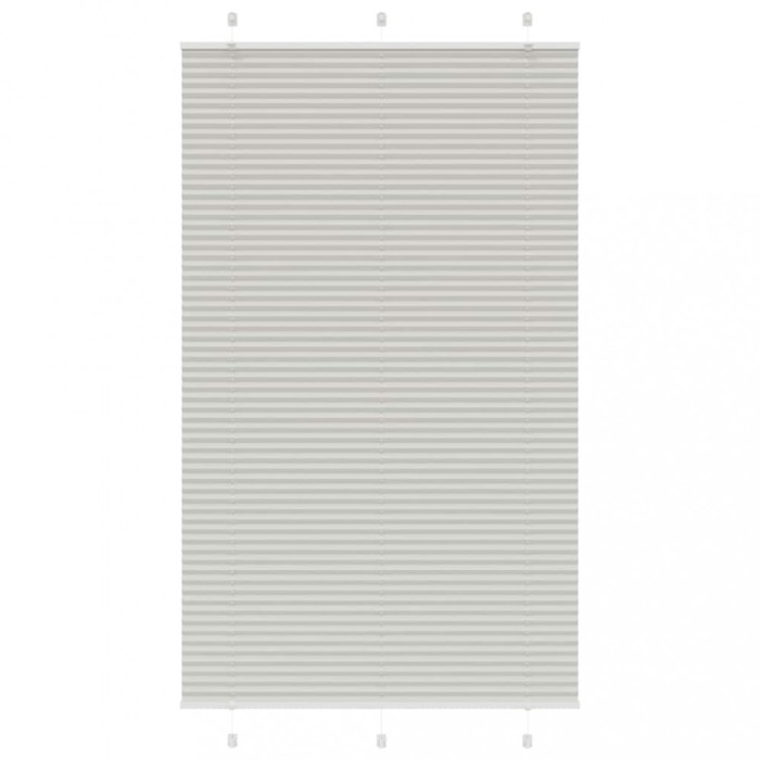 vidaXL Jaluzea plisată gri deschis 115x200 cm Lățime țesătură 114,4 cm