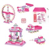 Set 320 de piese de construit Blocks World pentru copii cutie depozitare 6680-10 CWT