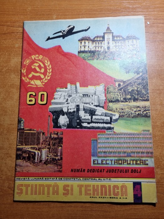stiinta si tehnica aprilie 1981-combinatul chimic craiova,electroputere craiova