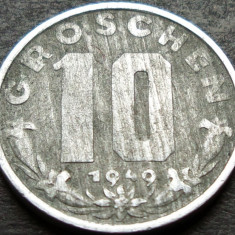 Moneda istorica 10 GROSCHEN - AUSTRIA, anul 1949 * cod 814