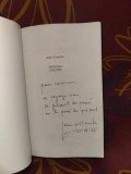 Memoria balenei : (cronica unei imigratii) / Jean Portante cu dedicatia autorului
