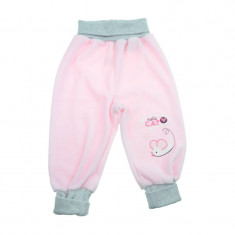 Pantaloni pentru fete Mini Junior PFN02-80-cm, Roz foto