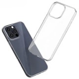 Husa Flexibia pentru iPhone 16 Pro, Clear View, Silicon, Grosime 2 mm, Anti-Alunecare, Anti-Galbenire, Transparenta, MCT