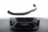 Spoiler Maxton Design versiunea 1 potrivit pentru bara frontala a BMW X5 M F95 dupa 2023, lac negru Performance AutoTuning