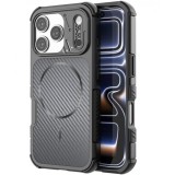 Husa MagSafe pentru Apple iPhone 18 Pro Max / 17 Pro Max, OEM, Carbon and Corner Protection, Neagra