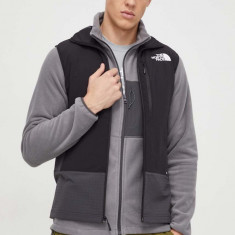 The North Face vesta barbati, culoarea negru, de tranzitie