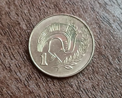 M3 C50 - Moneda foarte veche - Cipru - 1 cent - 1985 foto