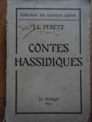 Contes Hassidiques - J. L. Peretz ,521048 foto