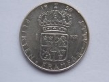 1 KRONA 1956 SUEDIA-argint