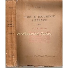 Studii Si Documente Literare II - I. E. Toroutiu - 1932