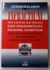 INFRACTIUNI PREVAZUTE DE LEGI SPECIALE CARE REGLEMENTEAZA DOMENIUL COMERTULUI ..de COSMIN BALABAN , 2004