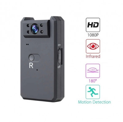 Mini Camera Spion IP,Full HD,Infrarosu,Unghi Wide 165 grade,WiFi,P2P,Detectie foto