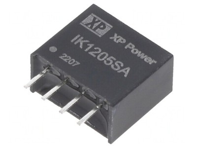 Convertor DC-DC 12V la 5V 50mA SIP THT foto