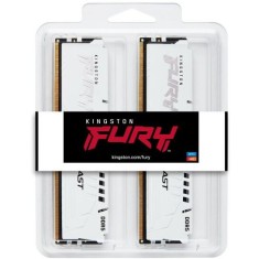 Memorie Kingston FURY Beast White 64GB DDR5 6400MHz CL32 Dual Channel Kit foto