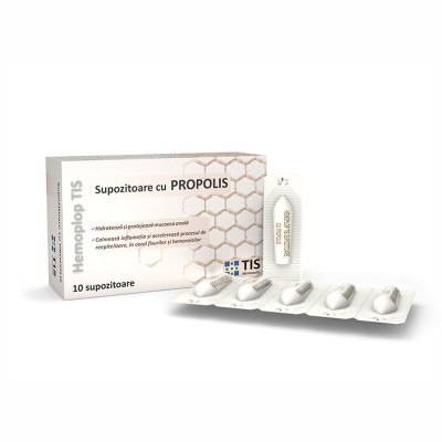 HEMOPLOPTIS SUPOZITOARE 10BUC foto