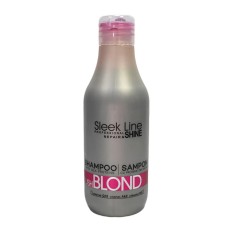 Sampon Blond Blush cu pigment neutralizant roz, 300ml, Sleek Line