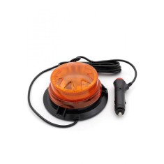 Girofar led cu mufa bricheta, 12v-24v , efect rotatie 360&bull;, talpa magnetica