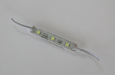 Modul 3 SMD 5050 12V lumina alba ManiaCars foto