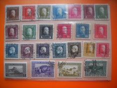 HOPCT LOT NR 632 BOSNIA SI HERTEGOVINA /[ AUSTRO UNGARIA ] -24 TIMBRE VECHI-STAMPILAT