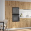 VidaXL Dulap cuptor microunde &ldquo;Lyon&rdquo; Stejar artizanal lemn prelucrat 3334024